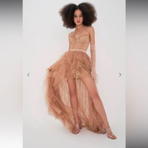 NWT For Love & Lemons X Revolve Bustier Gown size M